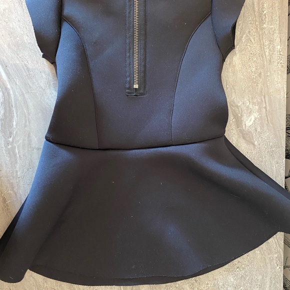 Petite Lem black scuba dress size 2t - Picture 3 of 3